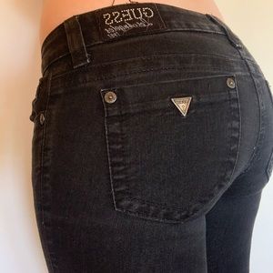 Vintage Y2K Guess Low rise black skinny jeans